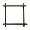 Andersen Furniture Hylder Treat Hylde i Røget eg, H50 x B50 cm, 1