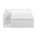 CASA Living Sengeborde Ashlan Natbord i Hvid, 1