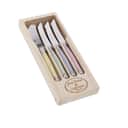 Jean Dubost Smøreknive Laguiole Smørkniv - 4 stk. i Lilla/Pink/Gul/Grøn, 1