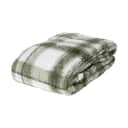 Casa Christmas Plaider Plaid i Grøn/hvid, 1