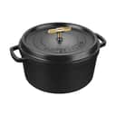 Staub Stegesøer Buster & Punch La Cocotte i Sort/messing, 6.75 L, 1