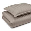 Casa Decór Sengetøj Dreamers Stripe Sengetøj i Taupe, B140 x L220 cm, 1