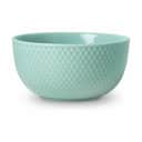 Lyngby Porcelæn Serveringsskåle Rhombe Color Skål i Aqua, 13 cm, 1