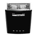 Smeg Opvaskemaskiner 50's Style Opvaskemaskine i Sort, 1