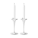 Georg Jensen Kronelysestage Bloom Lysestage - 2 stk. i 20 cm, 1