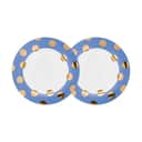 PIP Studio Middagstallerkener Dot Delight Middagstallerken - 2 stk. i Lyseblå, 26,5 cm, 1