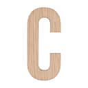 Minifabrikken Vægdekoration Bogstav - C i C, 1