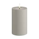 Deluxe Homeart LED-lys Real Flame LED Udendørs Bloklys i Sand, H12,5 x Ø7,5 cm, 1
