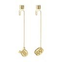 Georg Jensen Lysholdere og juletræslys Christmas Collectibles CC 2026 Lyseholdersæt - 2 stk. i Guld, 1