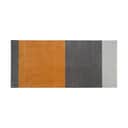 Tica Copenhagen Gulvtæpper Stripes Horisontal Gulvtæppe i Grå/steelgrey/dijon, B90 x L200 cm, 1