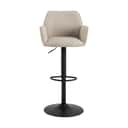 CASA Living Barstole Glenda Barstol i Beige/sort, 1