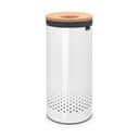Brabantia Vasketøjskurve Vasketøjskurv i Hvid m korklåg, 35 L, 1