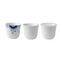 Royal Copenhagen Krus og kopper uden hank Gifts with History Termokop - 3 dele i Koboltblå/hvid, 26 cl, 1