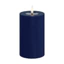 Deluxe Homeart LED-lys Real Flame LED Bloklys i Royal Blue, 12,5 cm, 1