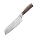 THE CUSTOM CHEF™ Santokuknive Cuisine::pro Le Connoisseur Santokukniv i Brun, 18 cm, 1