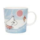 Moomin Arabia Krus og kopper med hank Moomin sæson Vinterbadning Krus i Multifarvet, 1