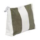 Sunnylife Øvrigt interiør The Vacay Terry Strandpouch i Olive stripe, 1