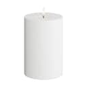 Deluxe Homeart LED-lys Real Flame LED Udendørs Bloklys i Hvid, 15 cm, 1