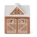 Kähler Jule- og adventsstager Gingerbread Lyshus Julestald i Brun, 1