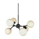Halo Design Pendler Atom Lysekrone i Sort, 45 cm, 1