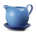 Lyngby Porcelæn Sovseskåle og -kander Rhombe Color Saucekande i Blå, 67 cl, 1