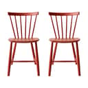 FDB Møbler Spisebordsstole J46 Spisebordsstol - 2 stk. i Coral Red (RAL 3016), 1