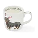 Royal Worcester Krus og kopper med hank Wrendale Krus - Dachshund Snow i Gravhund i sne, 1