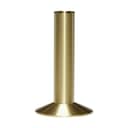 Hübsch Kronelysestage Sleek Lysestage i Messingfarve, 1