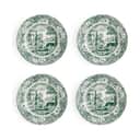 Spode Asietter Heritage Green Italian Asiet - 4 stk. i Grøn/hvid, 1
