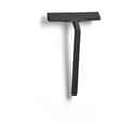 Zone Tilbehør til bad Rim Bruseskraber m. holder i Sort, 23 cm, 1