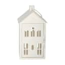 Casa Christmas Bloklysestage Lanterne i Hvid, 26,8 cm, 1