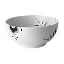 Royal Copenhagen Serveringsskåle Sort Mega Riflet Skål i Sort/hvid, 21 cm, 1