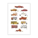 Poster&Frame Plakater Plakat - Cars i B50 x L70 cm, 1
