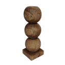 Urban Nature Culture Sideborde Bulb Pedestal i Brown, 1