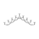 Georg Jensen Kronelysestage Harmony Menorah Lysestage i Stål, 1