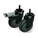 Big Green Egg Øvrigt grilltilbehør Nests, Tables & Carriers Hjulsæt - 2 dele i Sort, 1