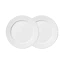 Royal Copenhagen Frokosttallerkener Hvid Riflet Tallerken - 2 stk. i Hvid, 1