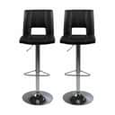 CASA Living Barstole Sylvia Barstol - 2 stk. i sort, 1