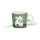 Moomin Arabia Krus og kopper med hank Love Kærlighed Minikrus i Grøn, 1