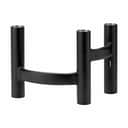 Stelton Kronelysestage Nordic Ora Trearmet Lysestage i Sort, 13 cm, 1