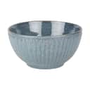 CASA Living Serveringsskåle Sofia Riflet Skål i Blå, 22 cm, 1