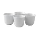 Royal Copenhagen Krus og kopper uden hank Hvid Riflet Termokopper - 4 stk. i Hvid, 26 cl, 1