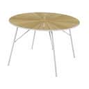 Mandalay Havespiseborde Marguerit Havebord i Hvid, 110 cm, 1