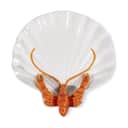 ByOn Middagstallerkener Lobsti Tallerken m. Hummer i Hvid/orange, 1