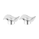 Georg Jensen Fyrfadsstage Cobra Fyrfadsstage - 2 stk. i Blank/Stål, 4,9 cm, 1