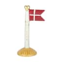 Speedtsberg Bordflag Flag - Hurra i Flag i grå/gul m. hip hip hurra, 1