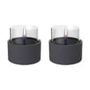 TenderFlame Fyrfadsstage Breeze Bordlanterne - 2 stk. i Sort, 1