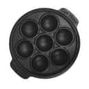 Carl Victor Æbleskivepander Sneglepande i sort, 1