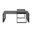 CASA Living Sofaborde Katrine Sofabordssæt - 2 stk i Sort Fairbanks/sort, 1