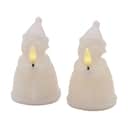 Sirius Lysdekoration Claus Santa Claus Vokslys - 2 stk. i Hvid, 1